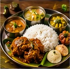 Chettinad Chicken Meal